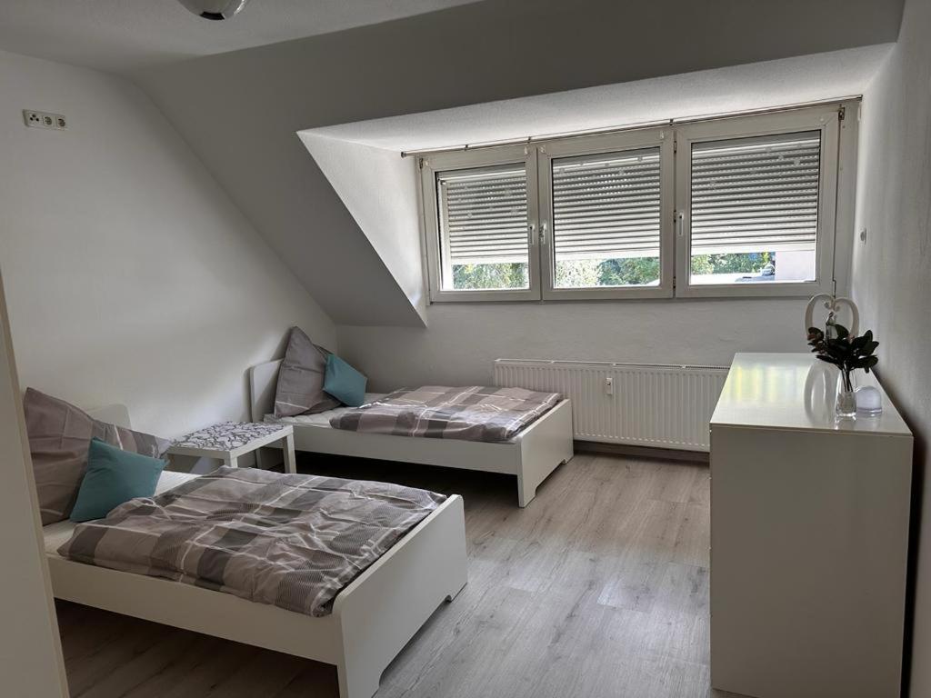 דיסבורג A&V Apartments Wunderschoene Rheinblick Wohnung Zum Entspannen Apt Ela מראה חיצוני תמונה